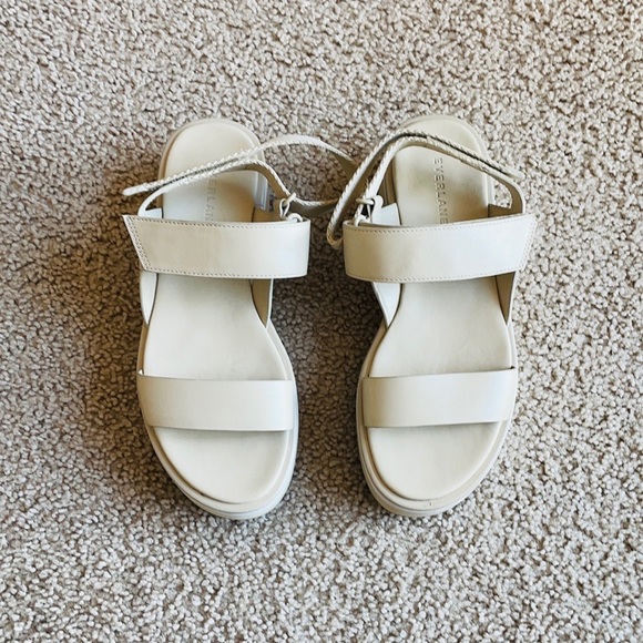 Everlane Shoes - Everlane Leather Platform Sandal Sport